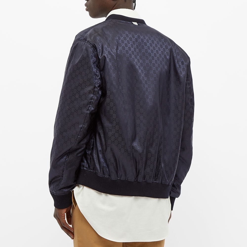 Gucci Reversible GG Nylon Bomber Jacket - 6