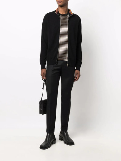 Paul Smith zip-up cashmere cardigan outlook