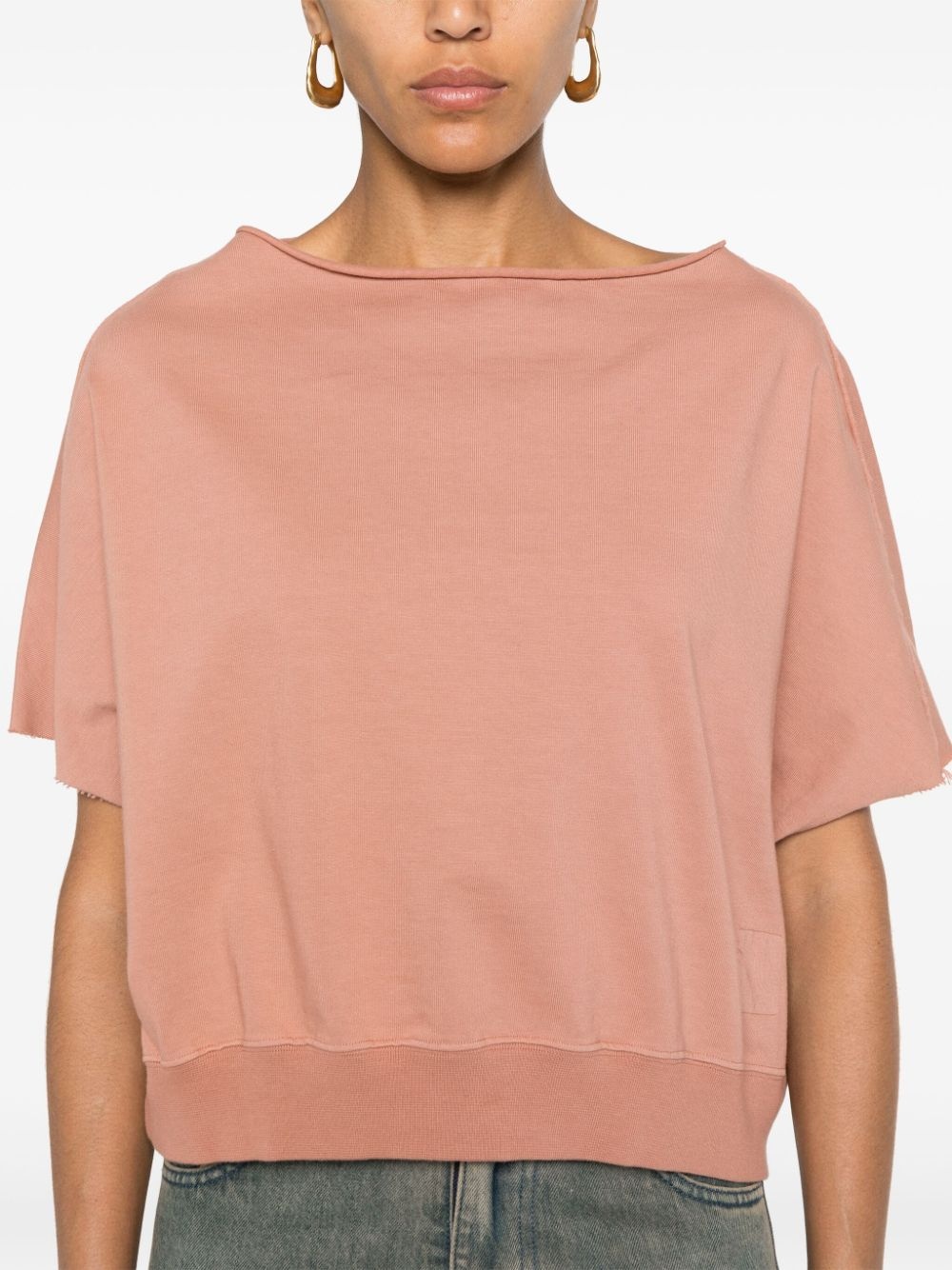 short-sleeves jersey sweatshirt - 5