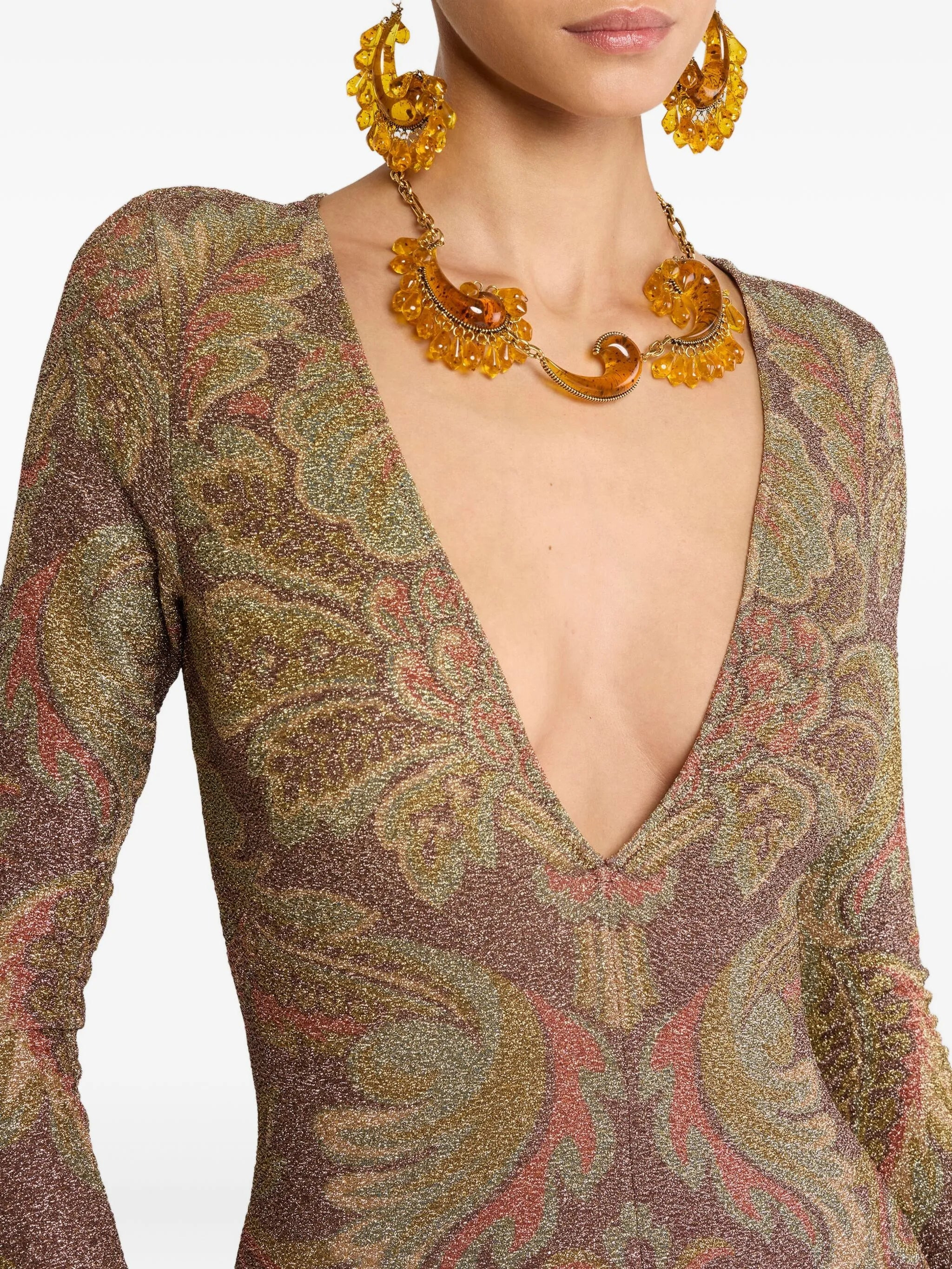 Etro Paisley-print Ruffled Dress - 3