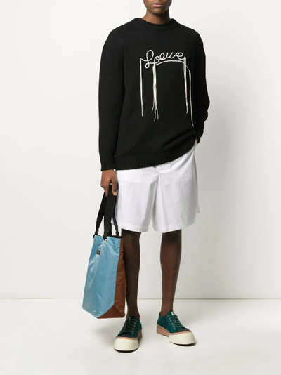 Loewe logo stitch jumper outlook