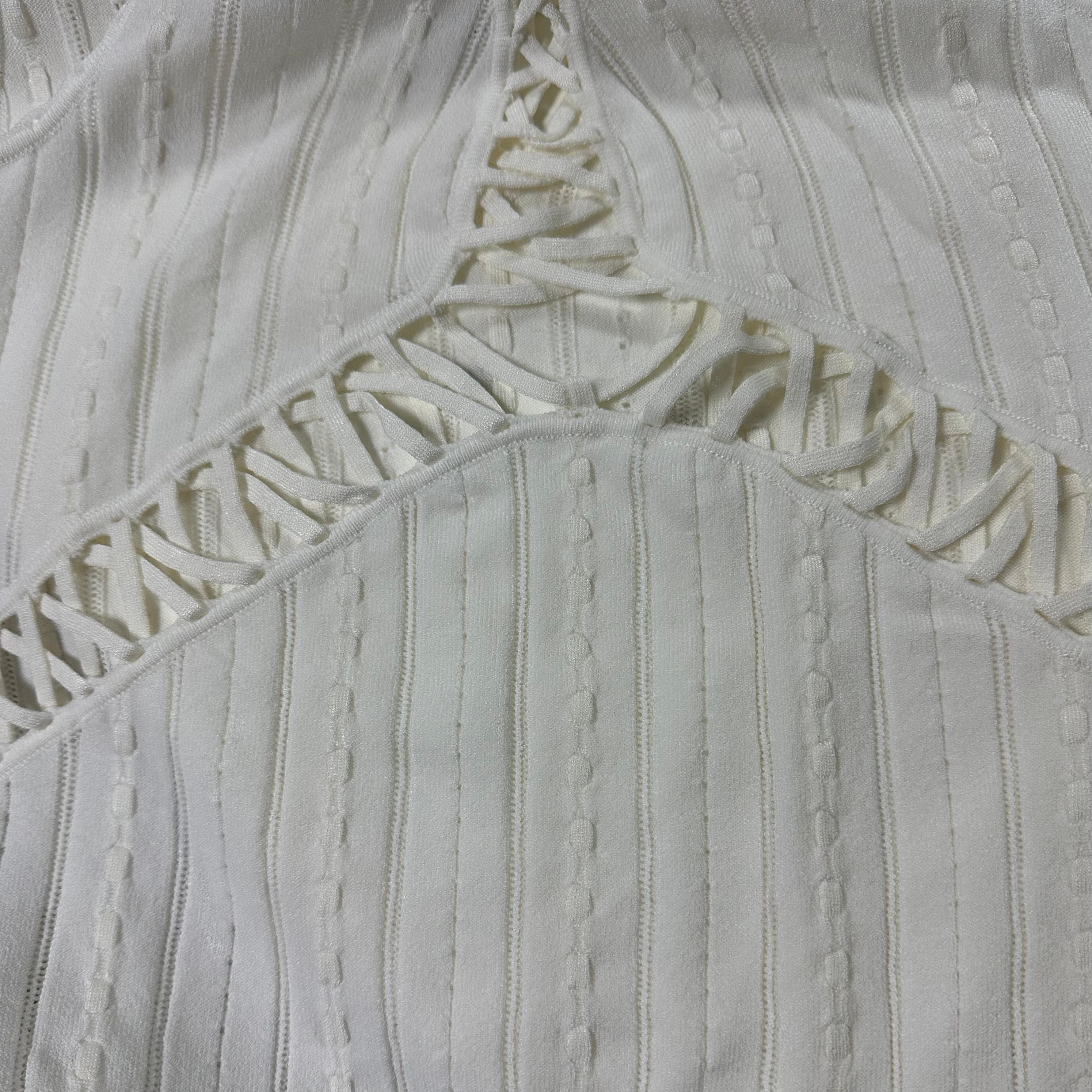 CHRISTIAN DIOR Spring Summer 2004 Laced Up Knit Sleeveless Top - 4