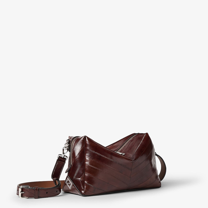 Fendi Lui Medium Light brown inlaid hagfish leather bag 1