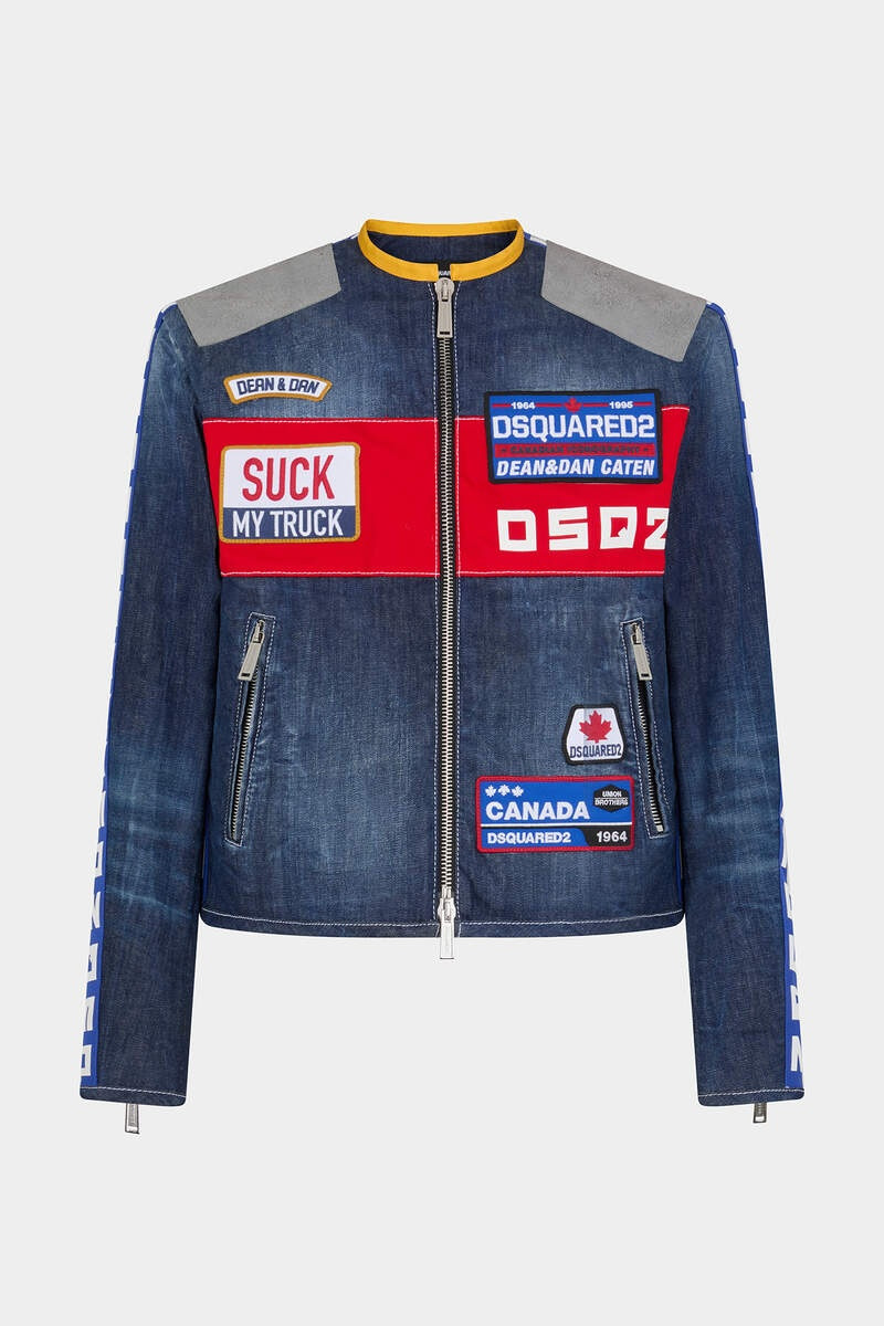 ZIPPED DENIM JACKET 1