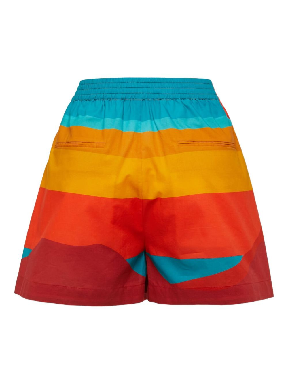 elasticated-waistband swim shorts - 2