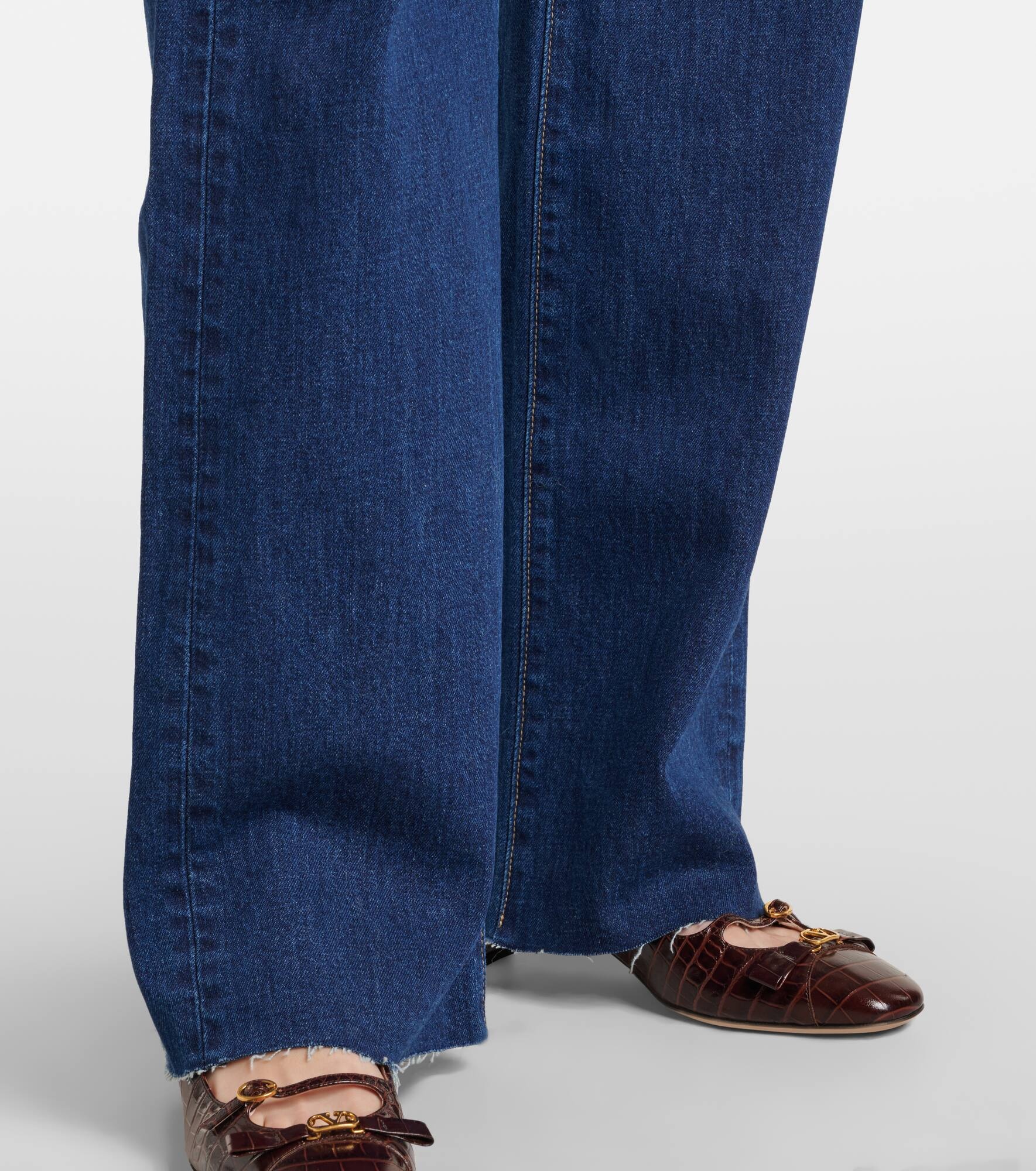 Grace high-rise wide-leg jeans - 5