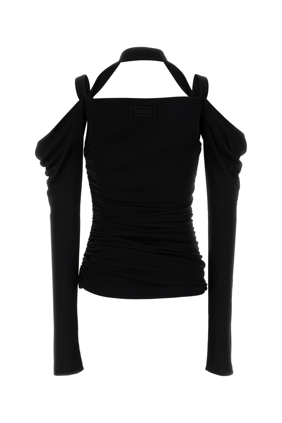 Black crepe top - 2