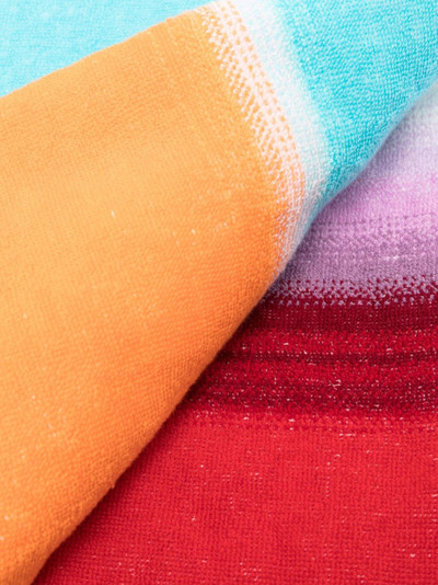 Missoni stripe-print cotton towel outlook