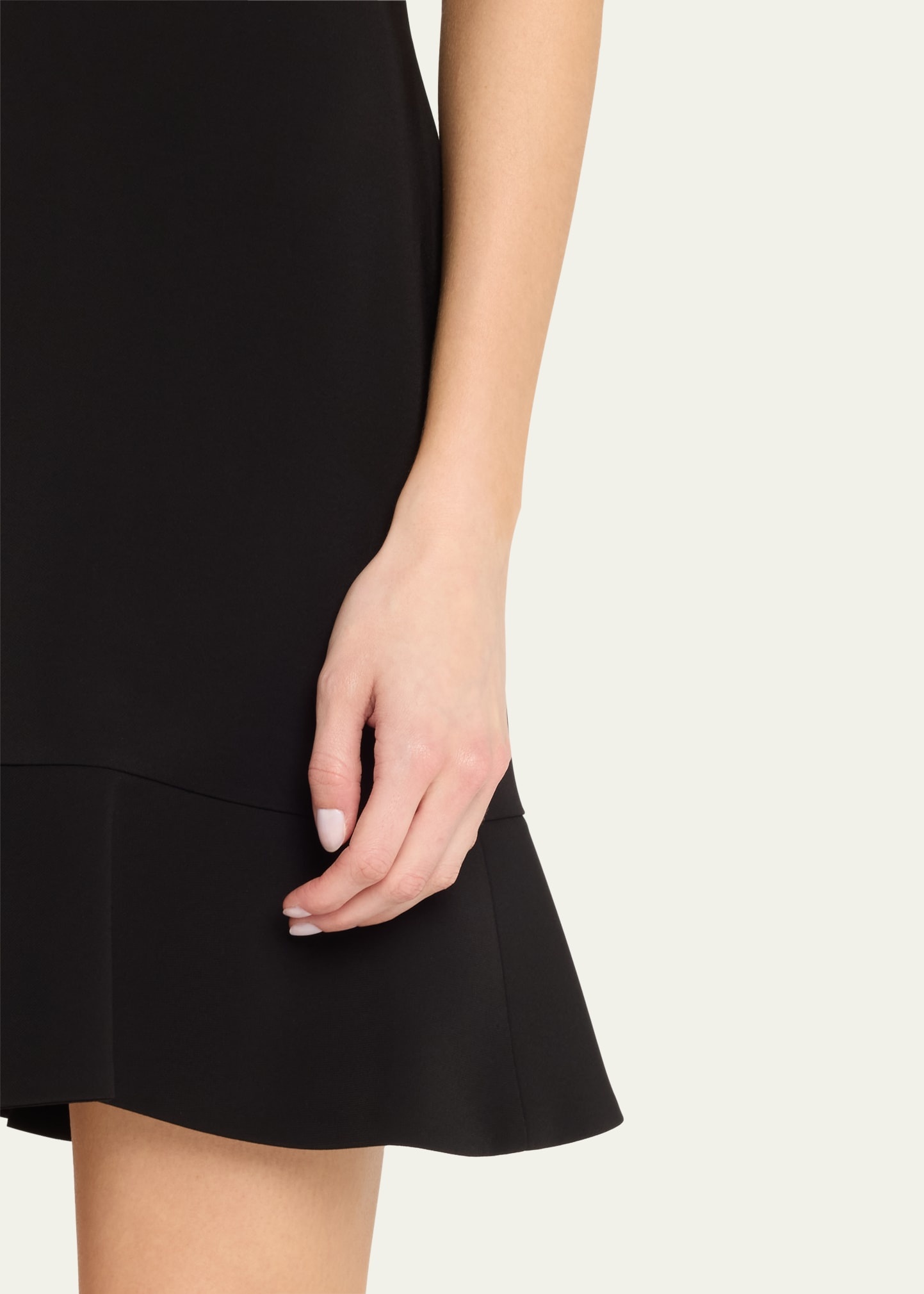 Iconic Mini Dress with Flounce Hem - 5