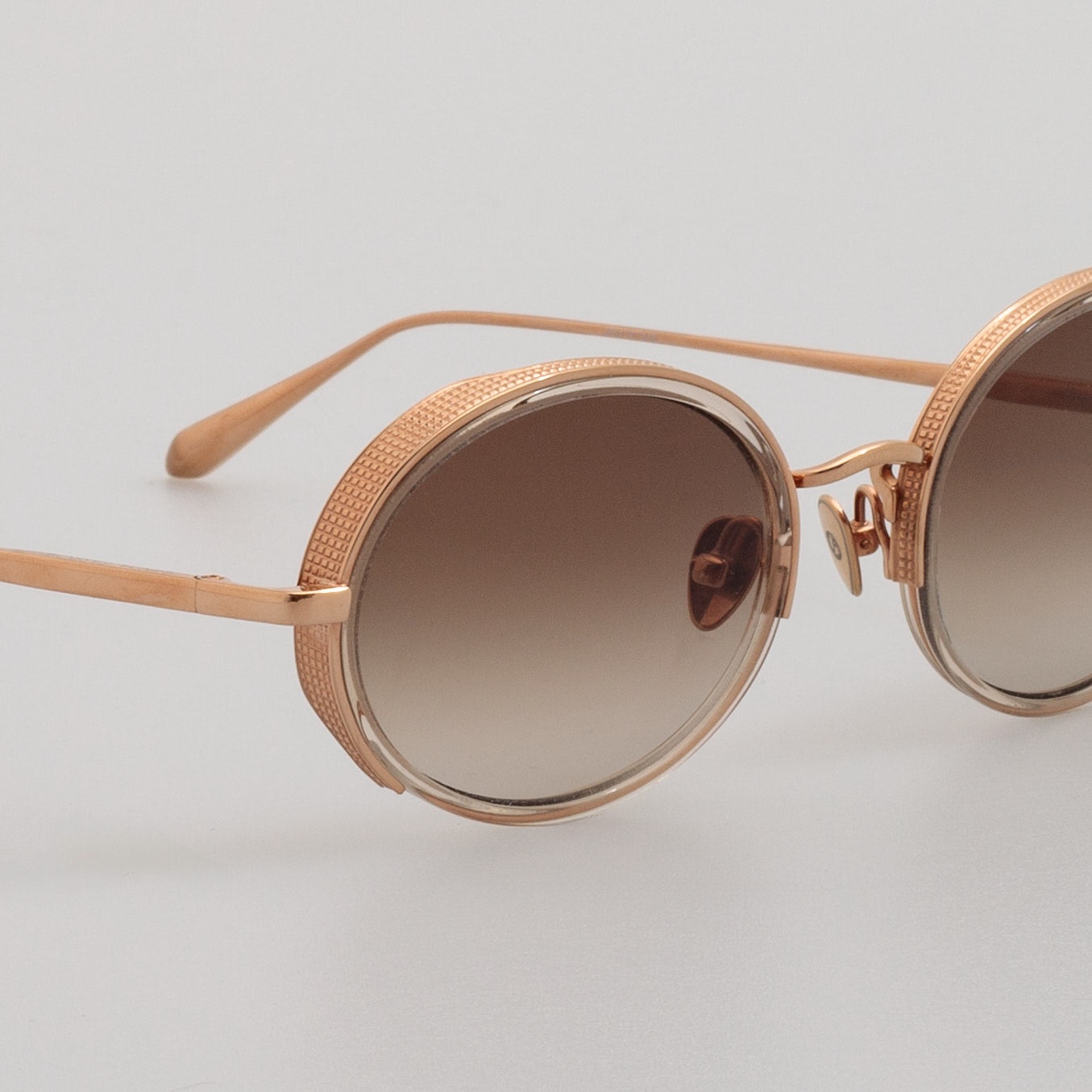 Finn Sunglasses in Rose Gold - 5
