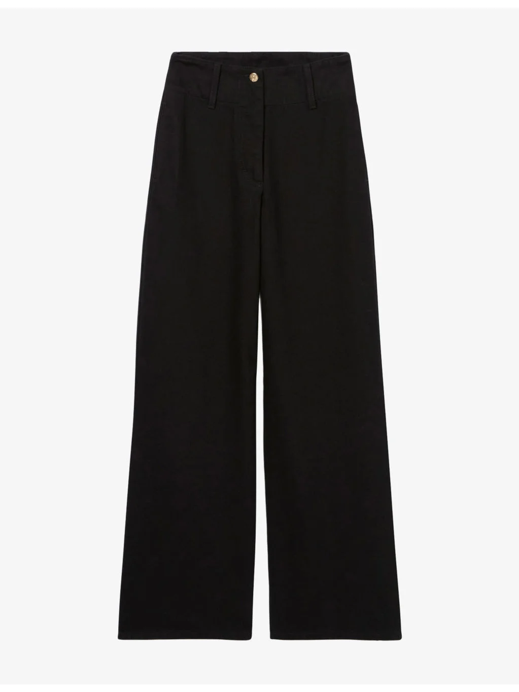 Wide-Leg High-Rise Denim Jeans - 1