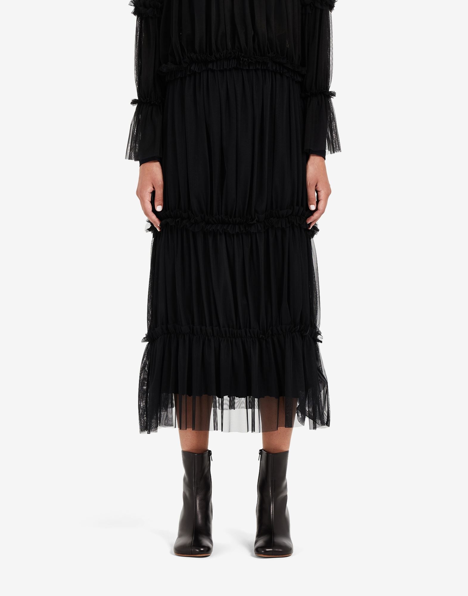 Sheer maxi skirt - 5