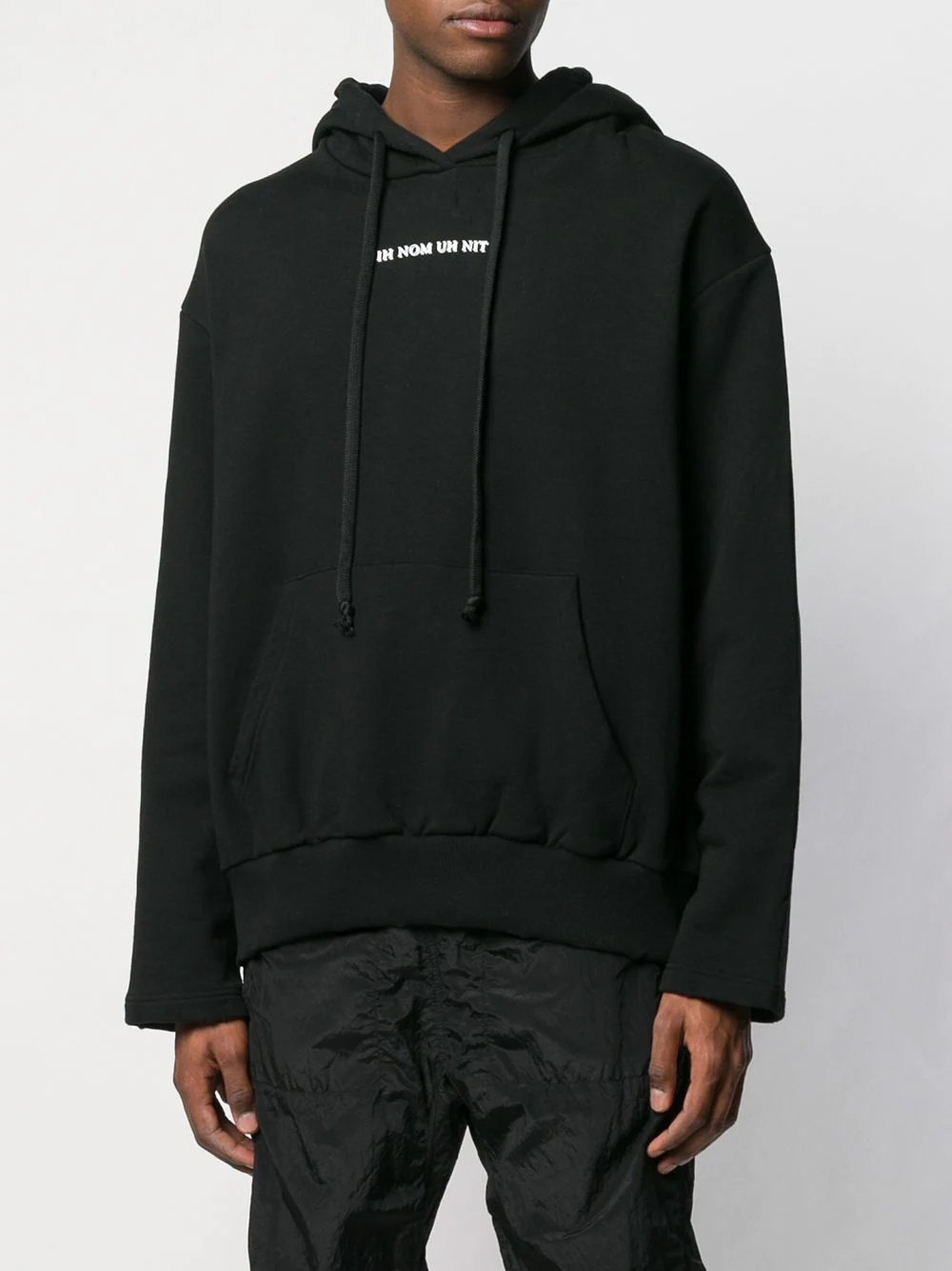 graphic print pullover hoodie - 5