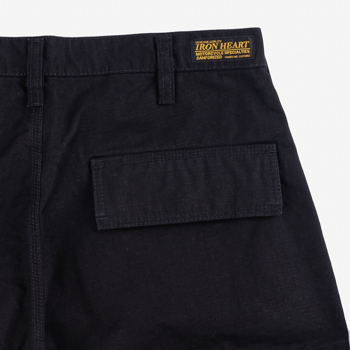 IH-734-BLK 8oz Ripstop Cargo - Black - 7