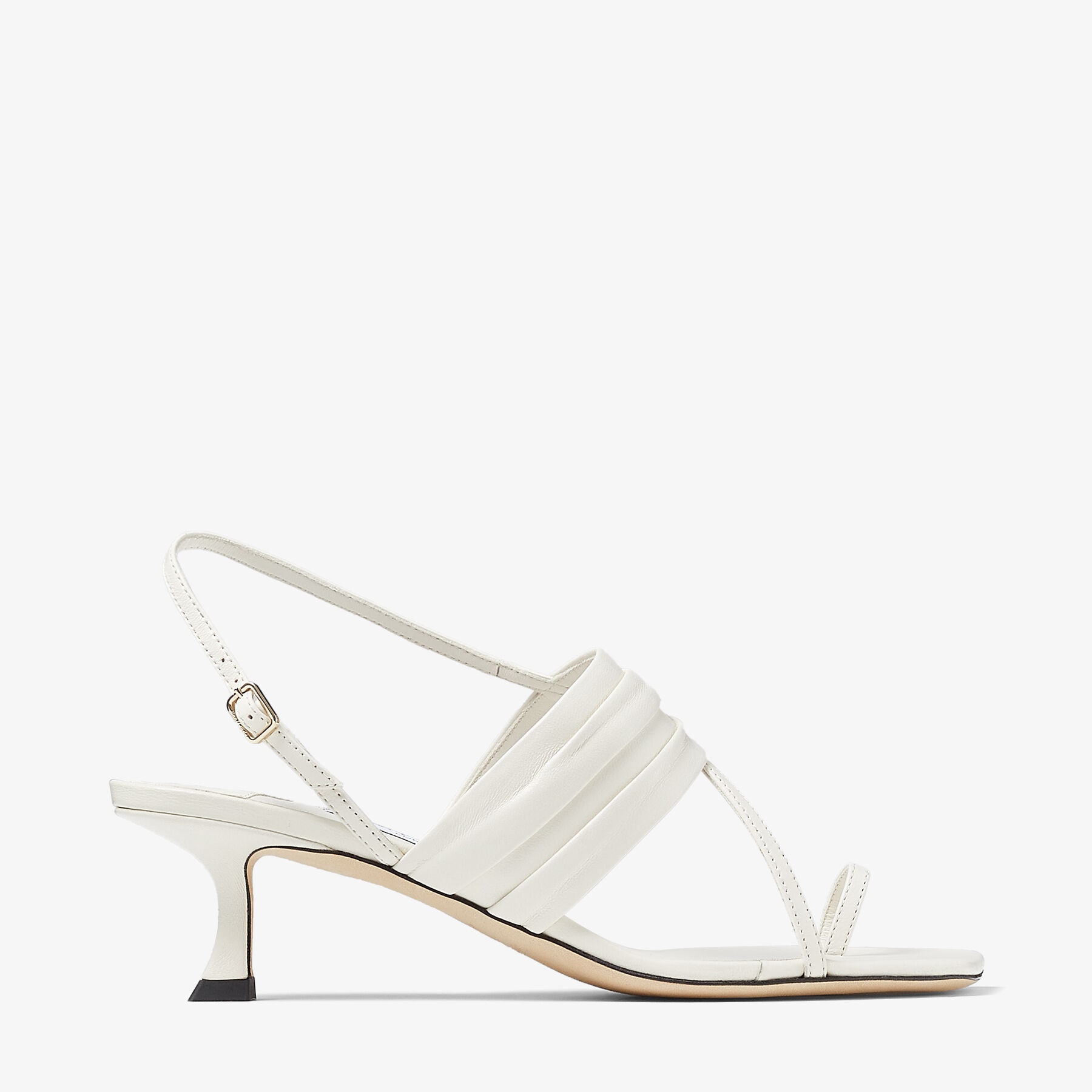 Beziers 50
Latte Nappa Leather Sandals - 1