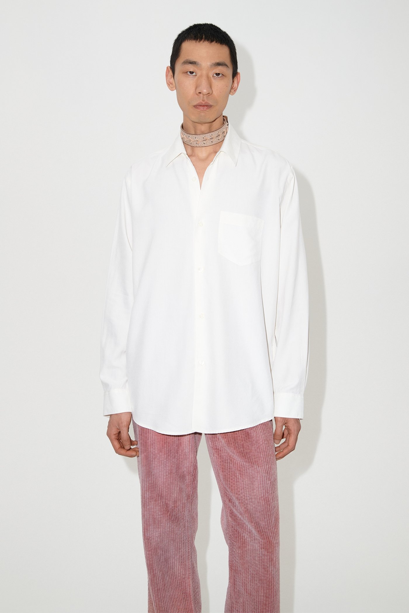 Our Legacy Initial Shirt Off White Fine Silk | REVERSIBLE