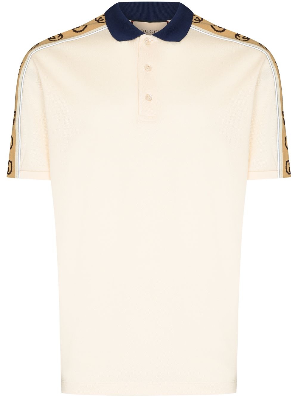 Interlocking G stripe polo shirt - 1