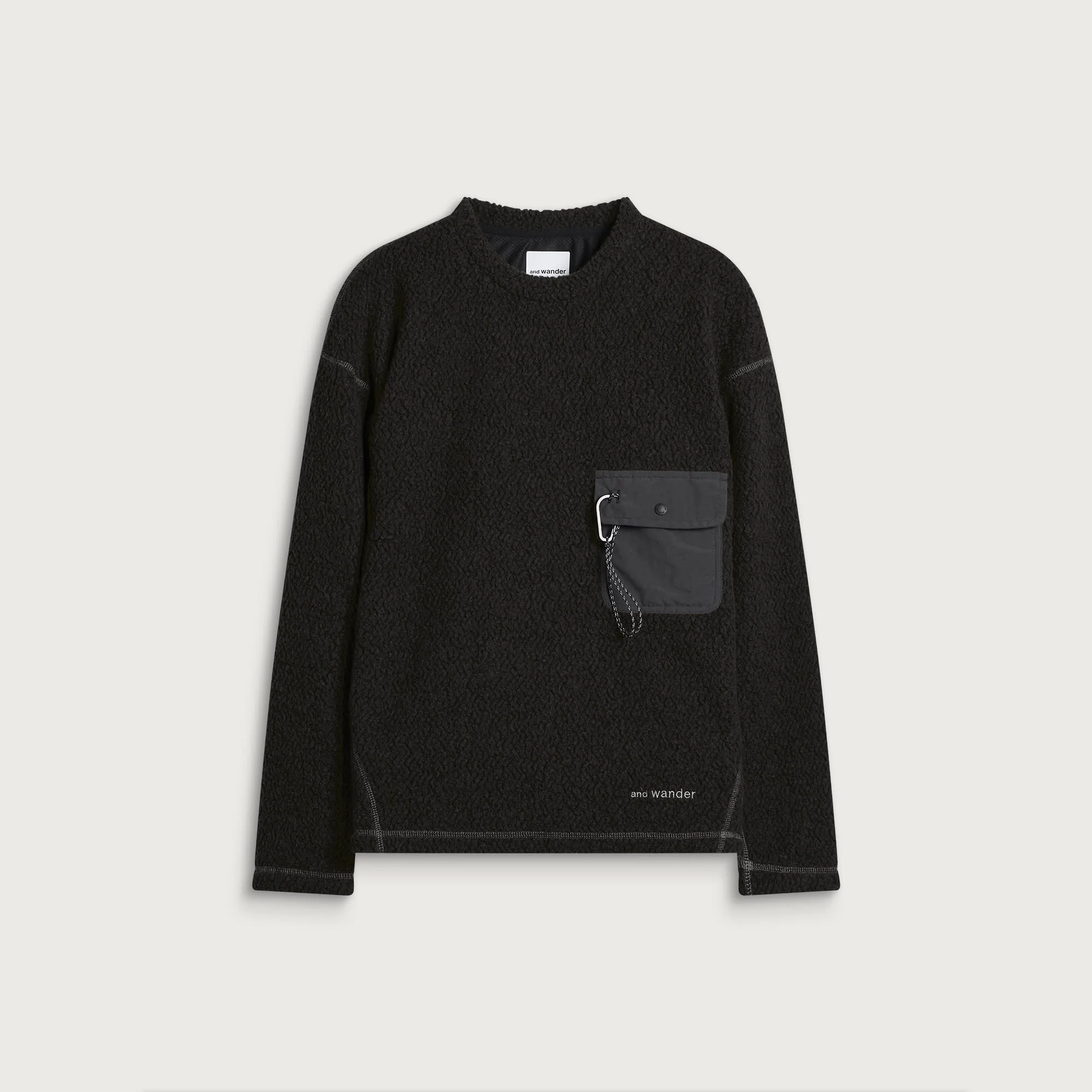 and Wander Re Wool JQ Crew Sweatshirt - 1