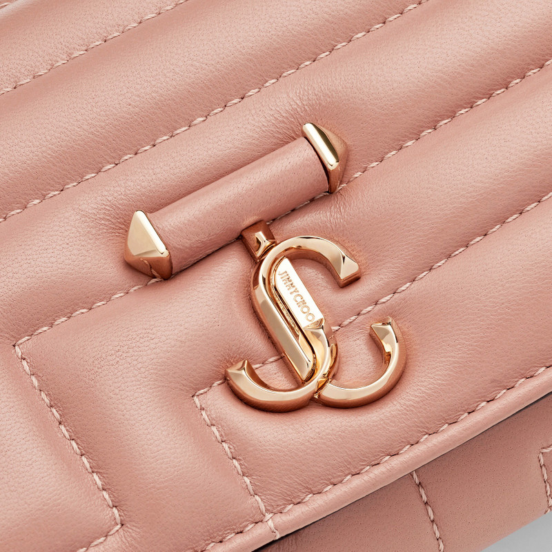 Varenne Avenue Wallet W/Chain
Ballet Pink Quilted Nappa Leather Wallet with Chain 6