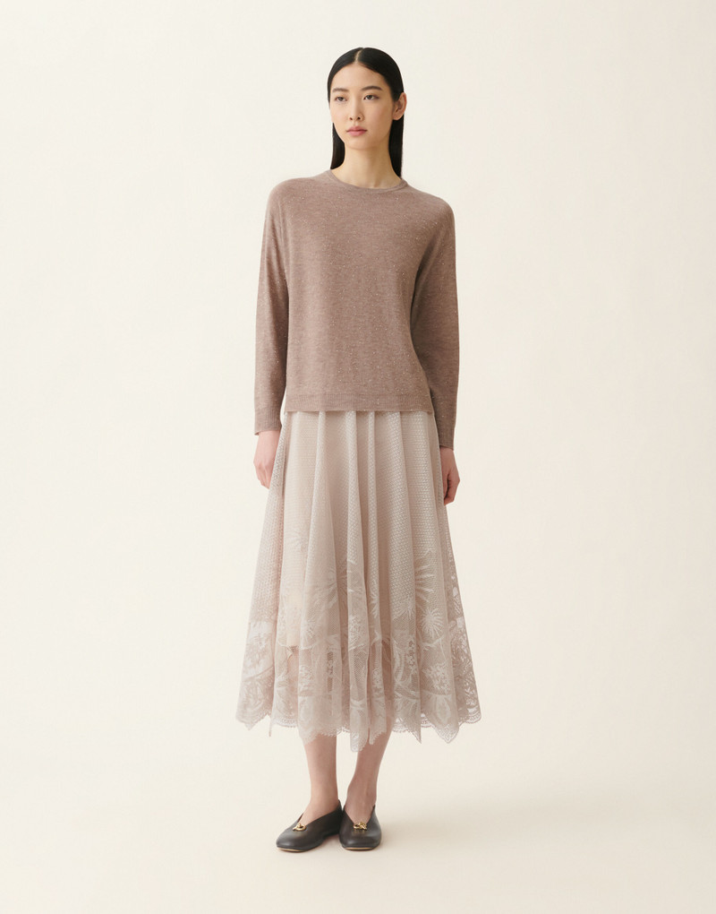 Wool sweater with sequins 3