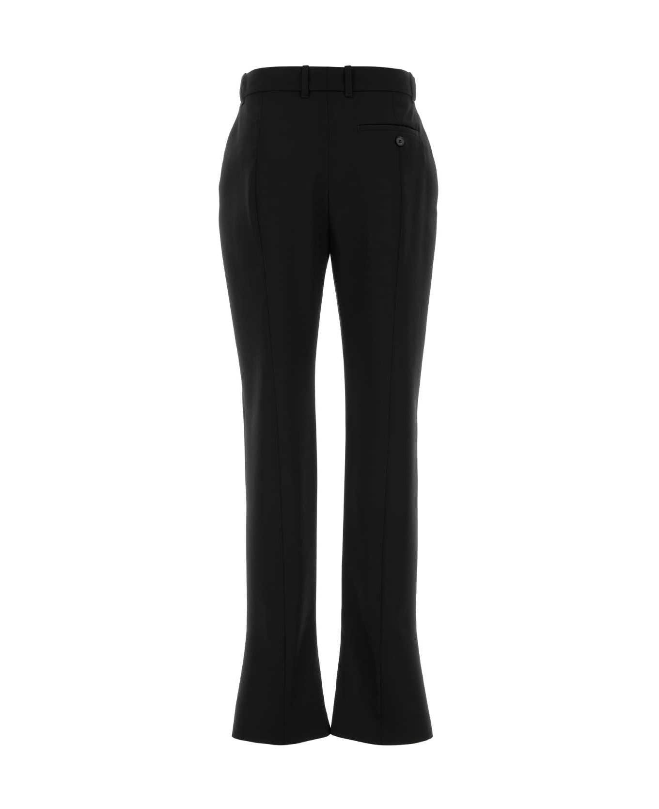 Black Wool Pant - 2