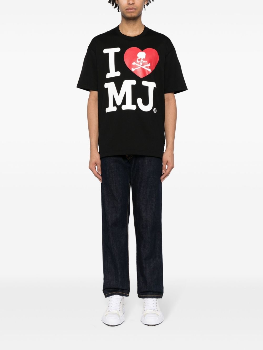 I Love MJ-print cotton T-shirt - 2