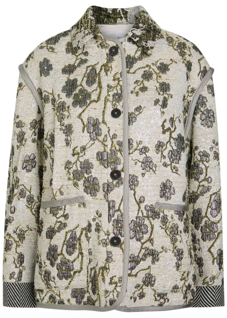 Forte_forte Floral-jacquard Bouclé Jacket - 1