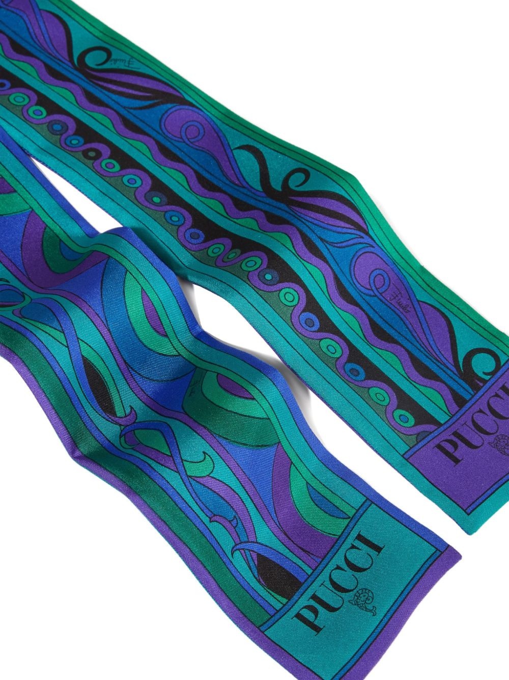 printed silk scarf - 3