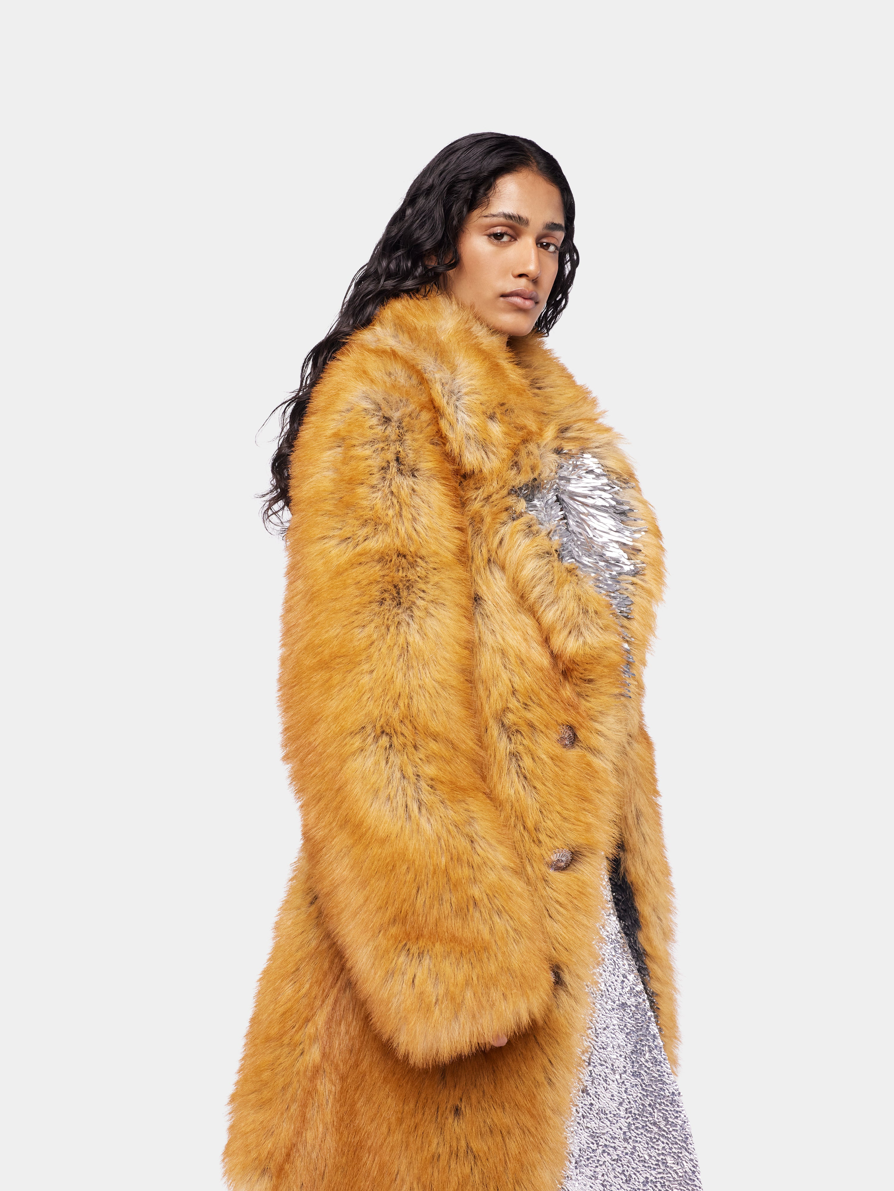 FAKE FUR COAT - 5