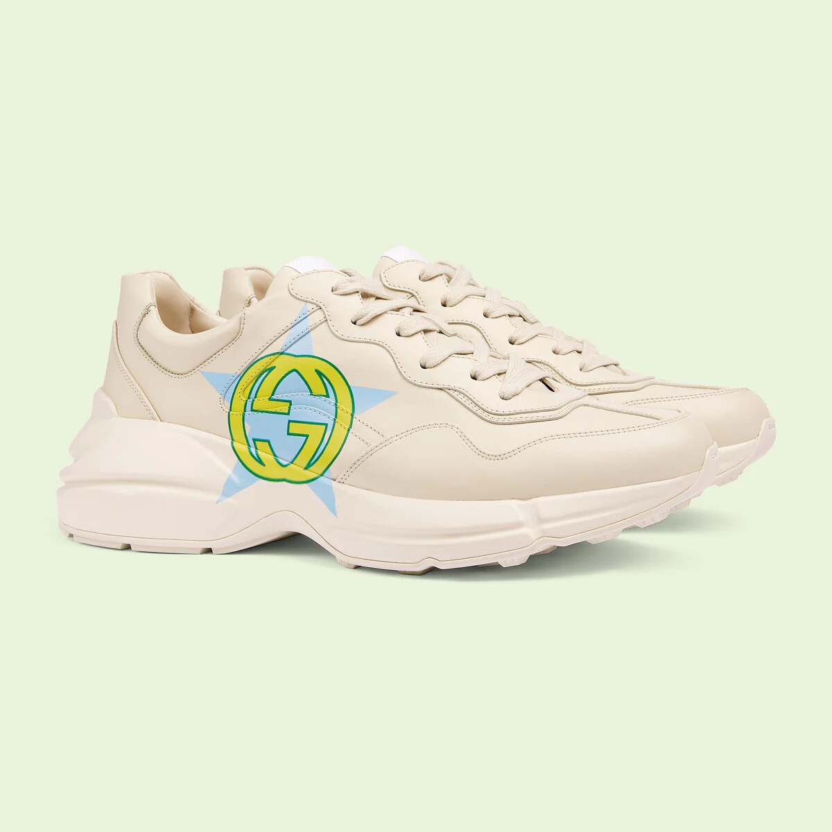 Men's Rhyton star print sneaker - 2