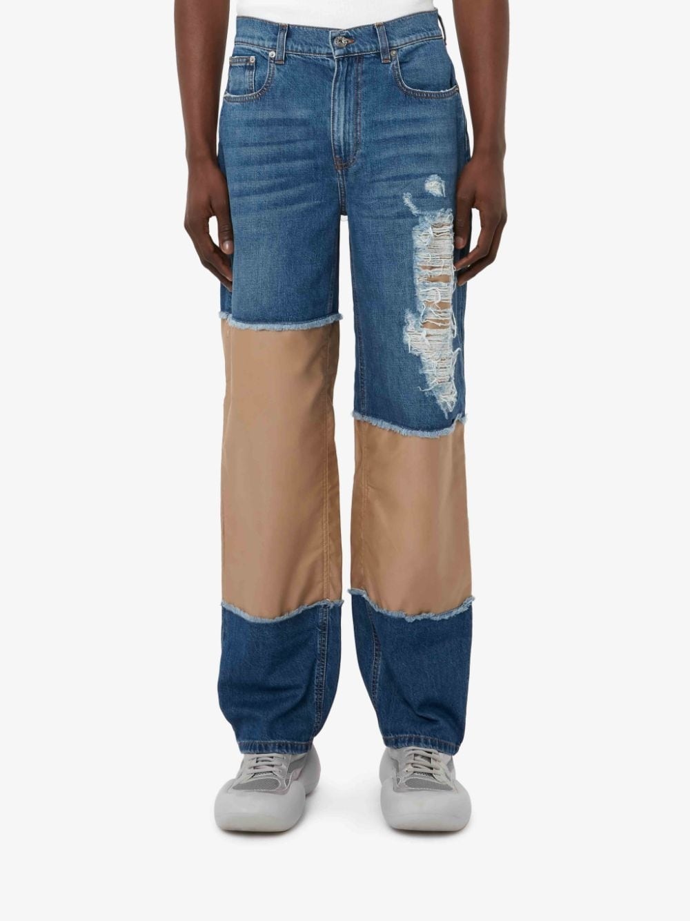 DISTRESSED DENIM JEANS - 2