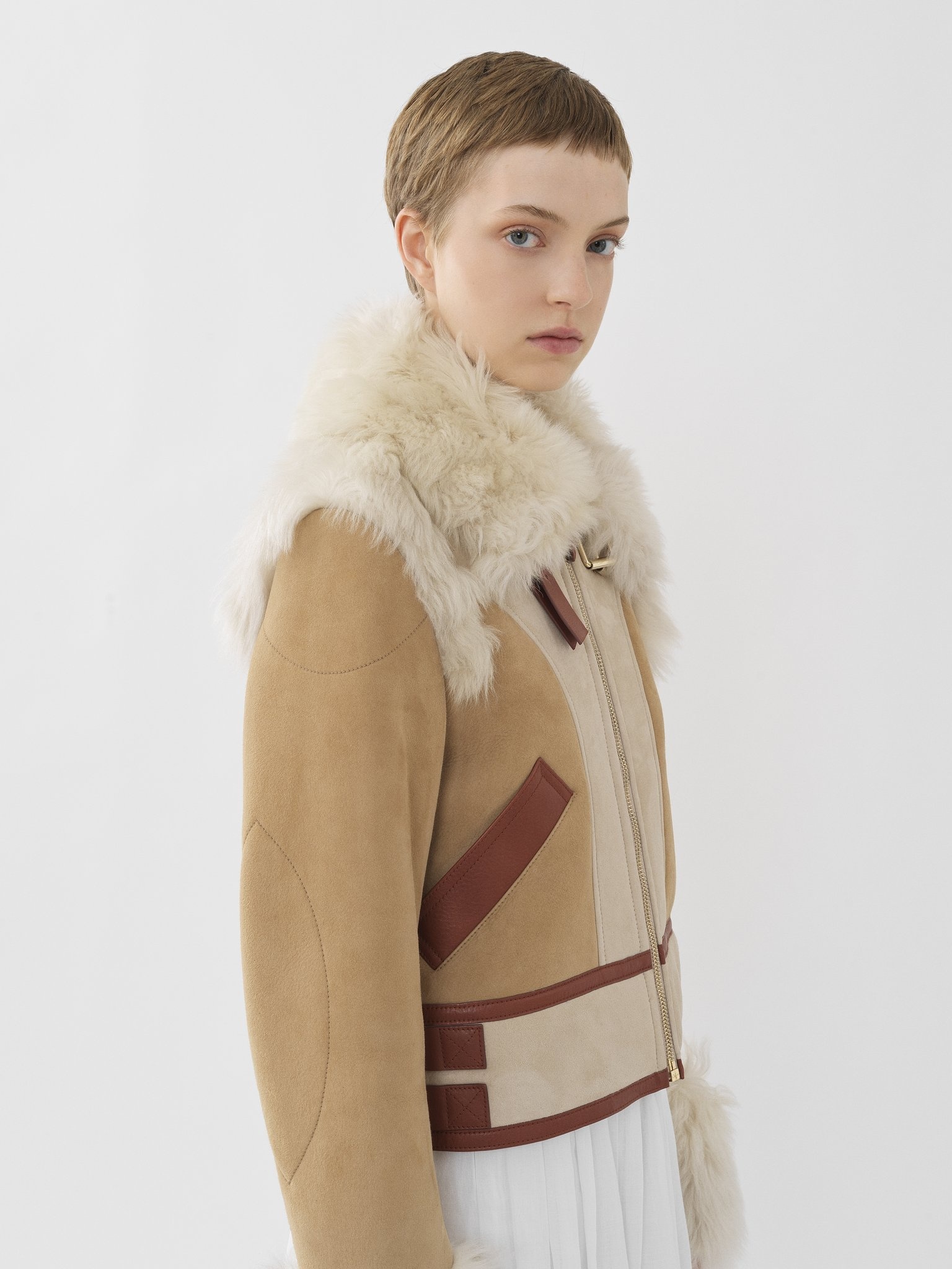 PATCHWORK AVIATOR JACKET - 7