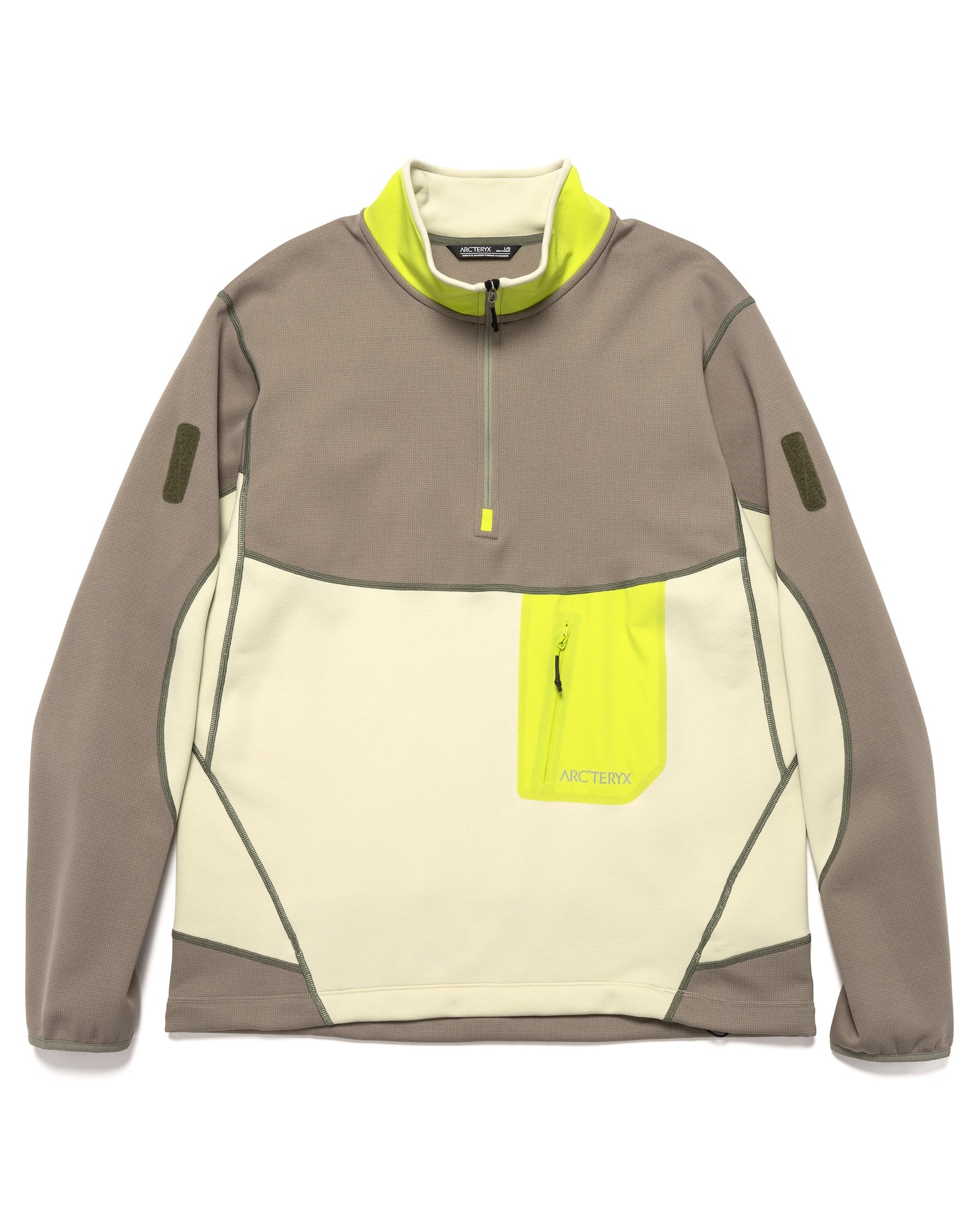 ARC’TERYX SYSTEM A FARADAY HARF ZIP Arc'teryx Faraday 1/2 Zip Zip Neck Ice Black Men's - SS22 - US