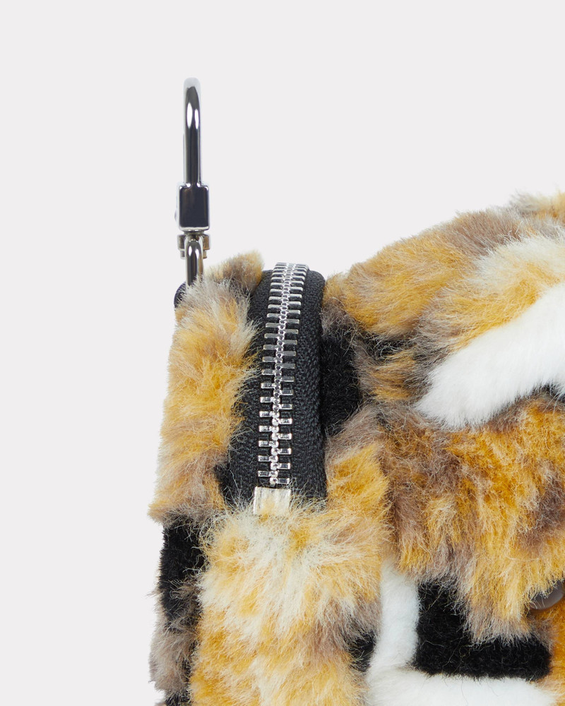 'KENZO Tiger' coin purse in plush 3