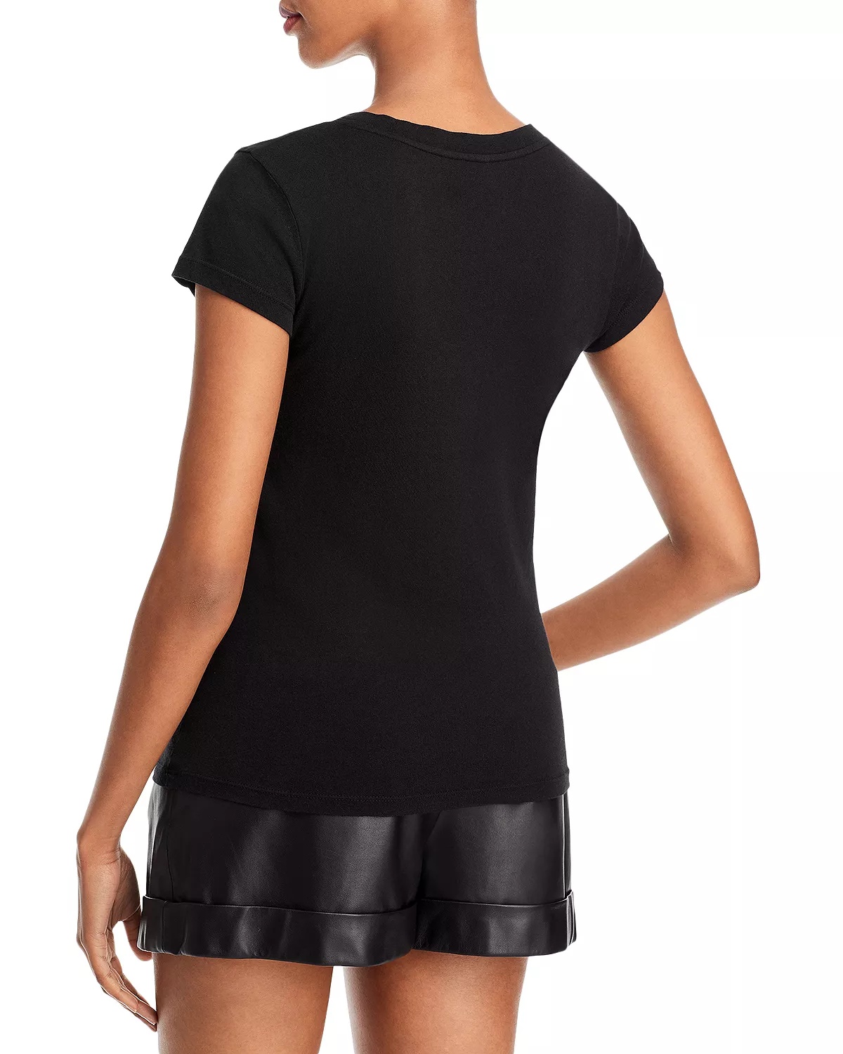 Becca Cotton V-Neck Tee - 3