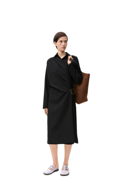 Loewe Belted dress in wool outlook