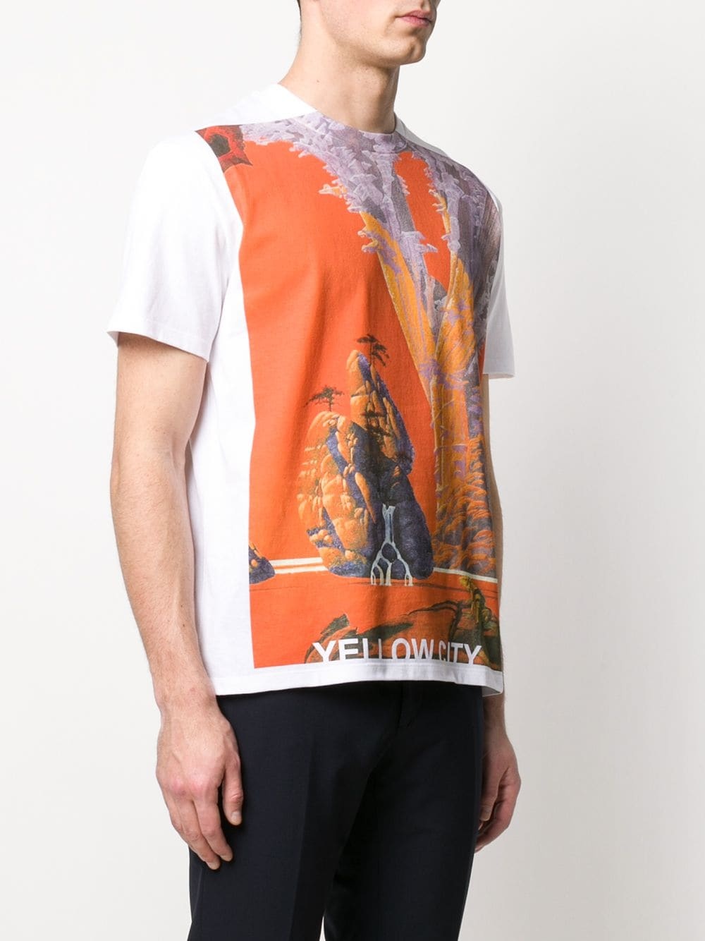 Yellow City graphic-print T-shirt - 3