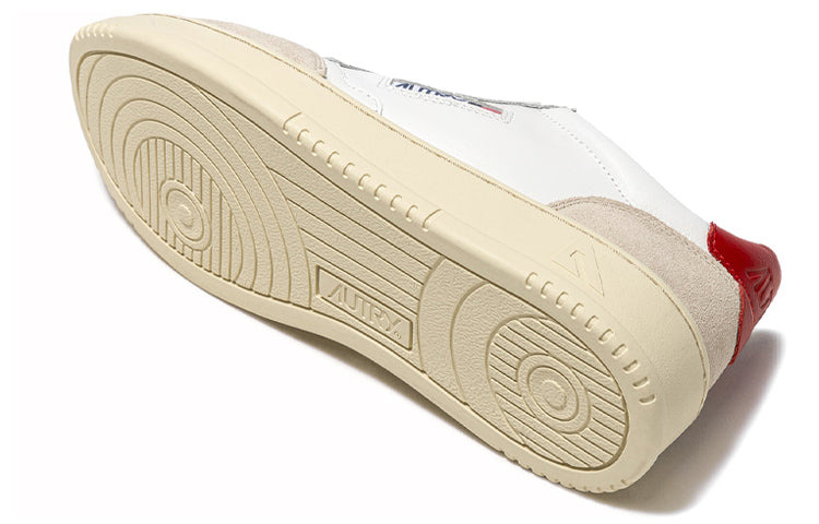 Autry Medalist Low 'White Suede Red' AULM-LS43 - 3