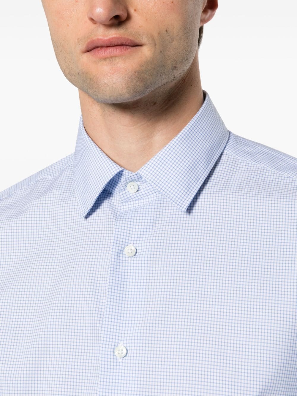 pinstriped cotton shirt - 5