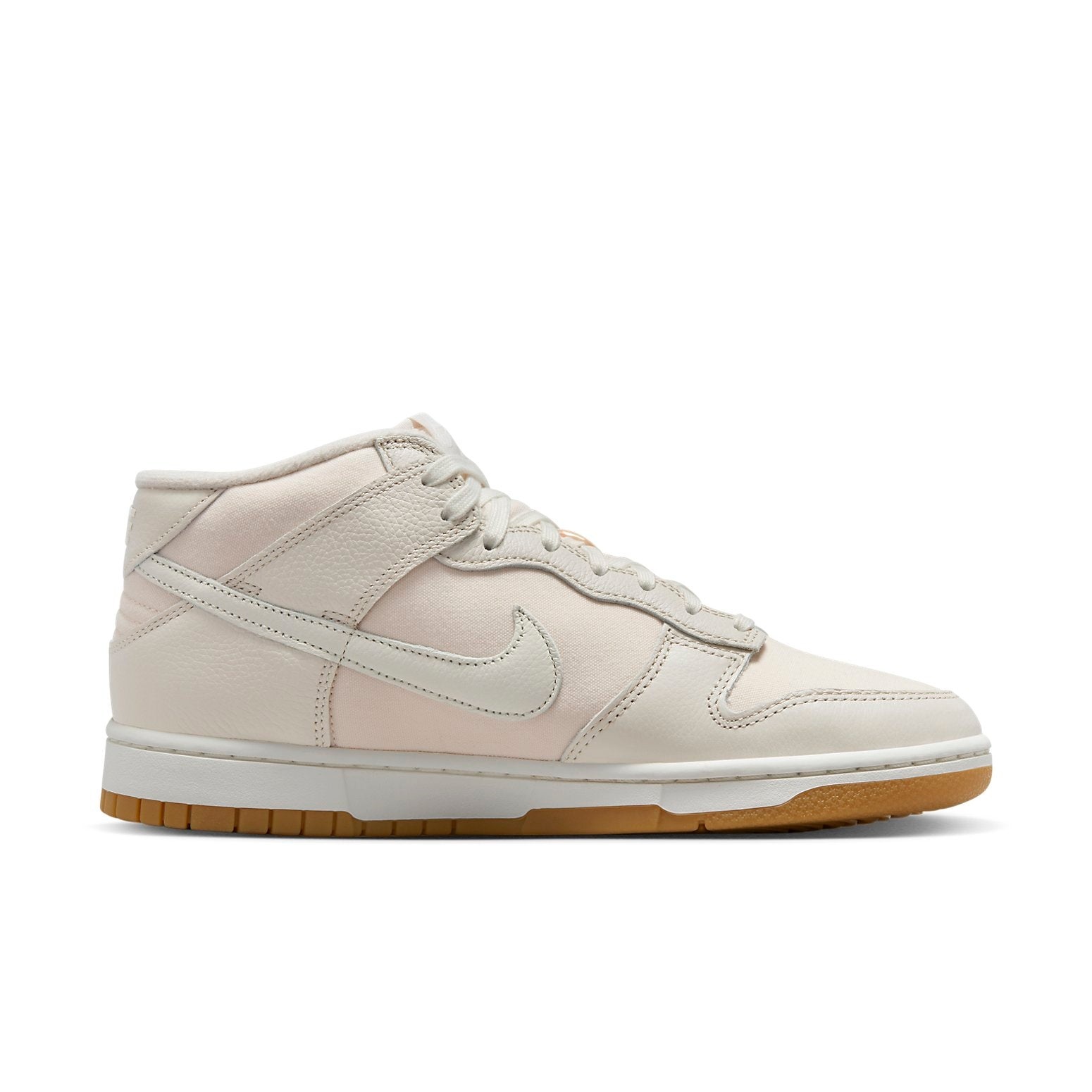 Nike Dunk Mid 'Canvas Light Orewood Brown Gum' DZ2533-100 - 2