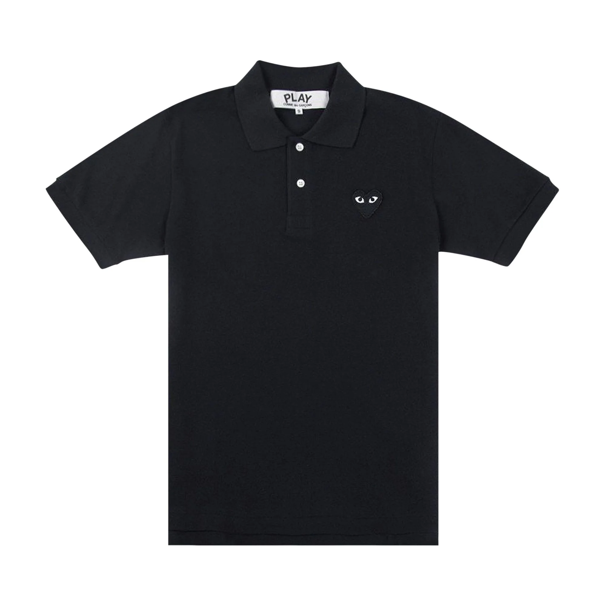 Comme des Garçons PLAY Heart Polo 'Black' - 1