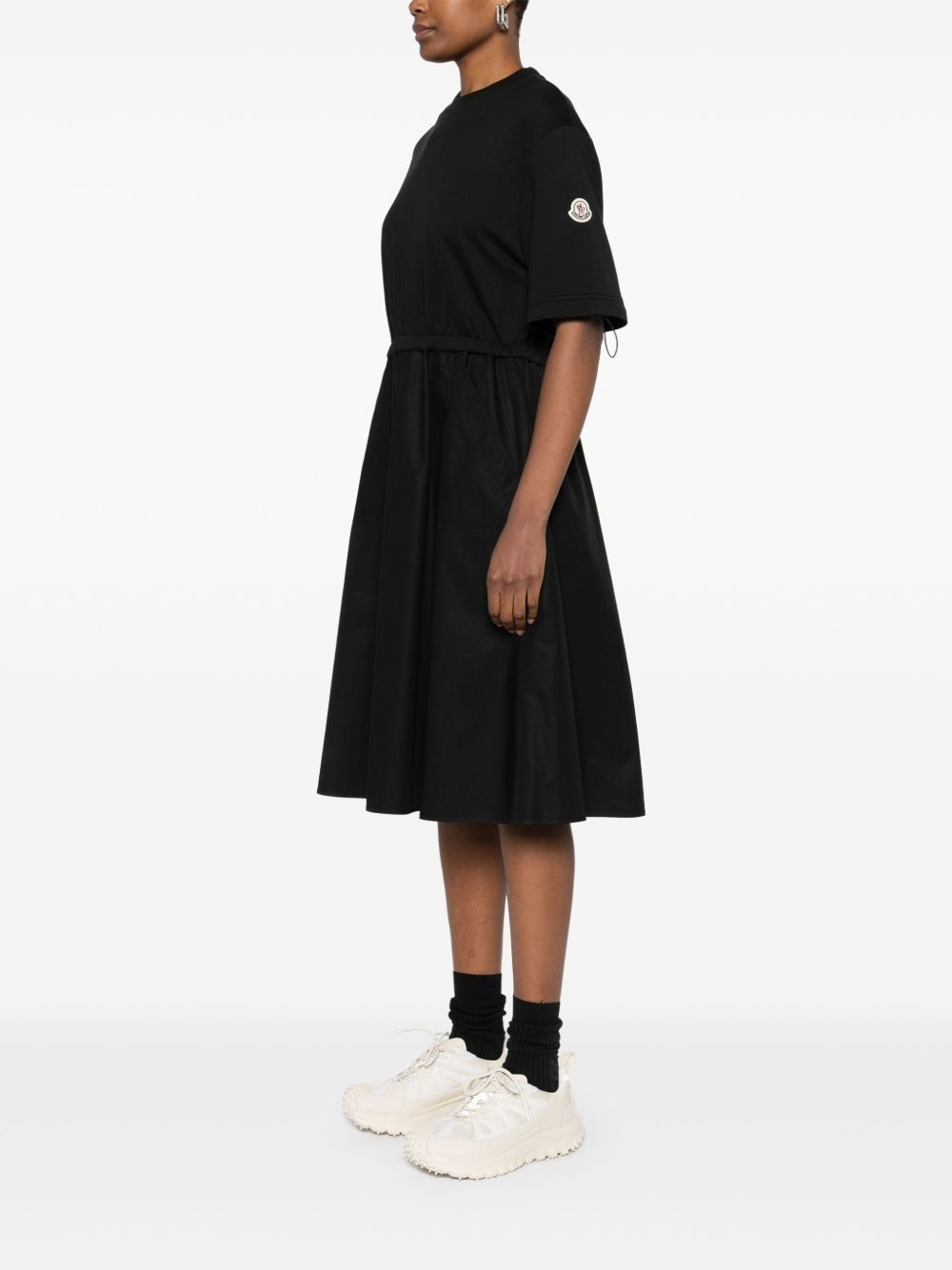 contras-panel midi dress - 3