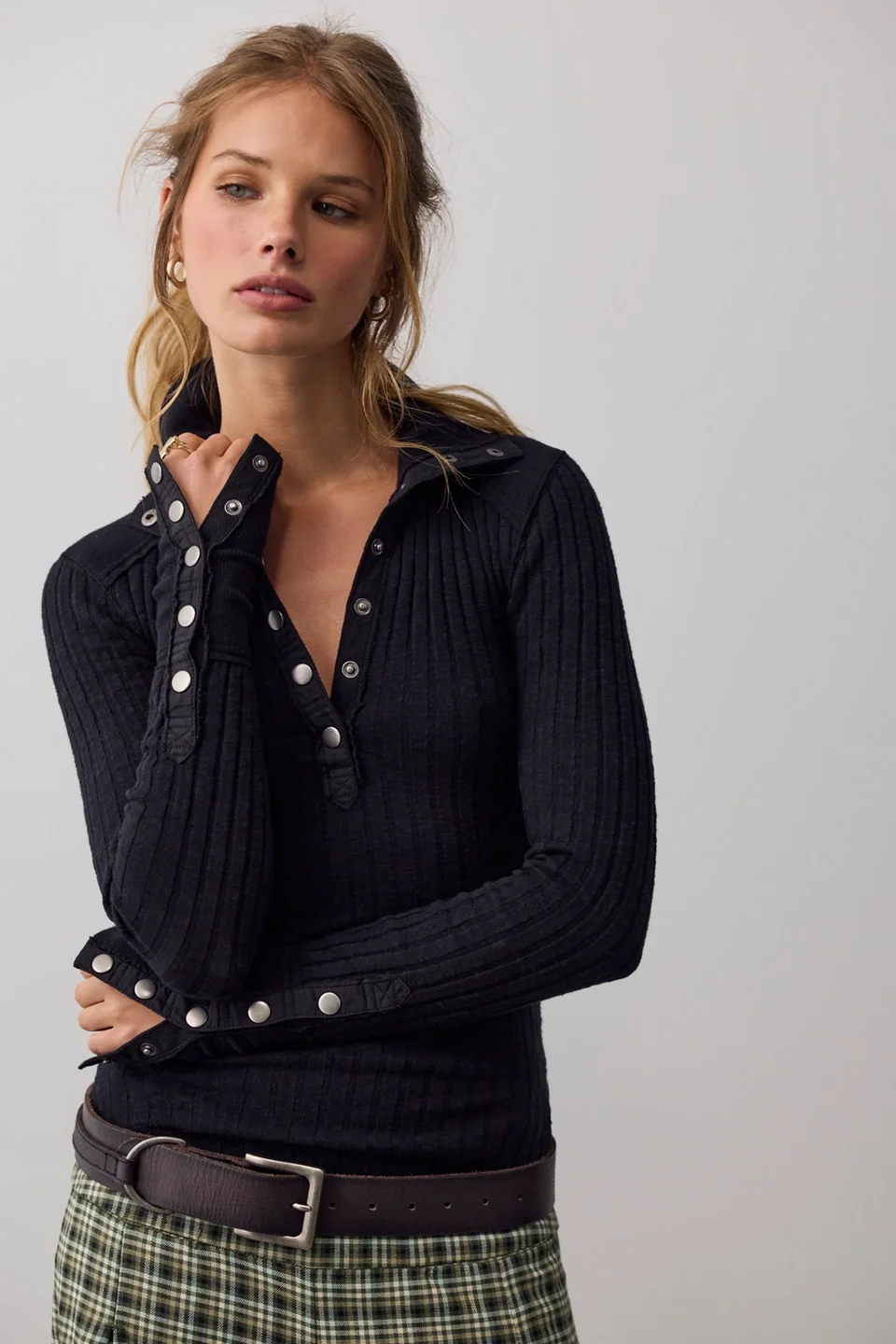 We The Free Surplus Cuff Top - 1