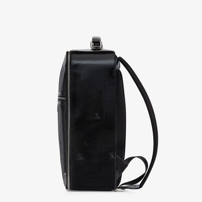 FENDI Black leather backpack outlook