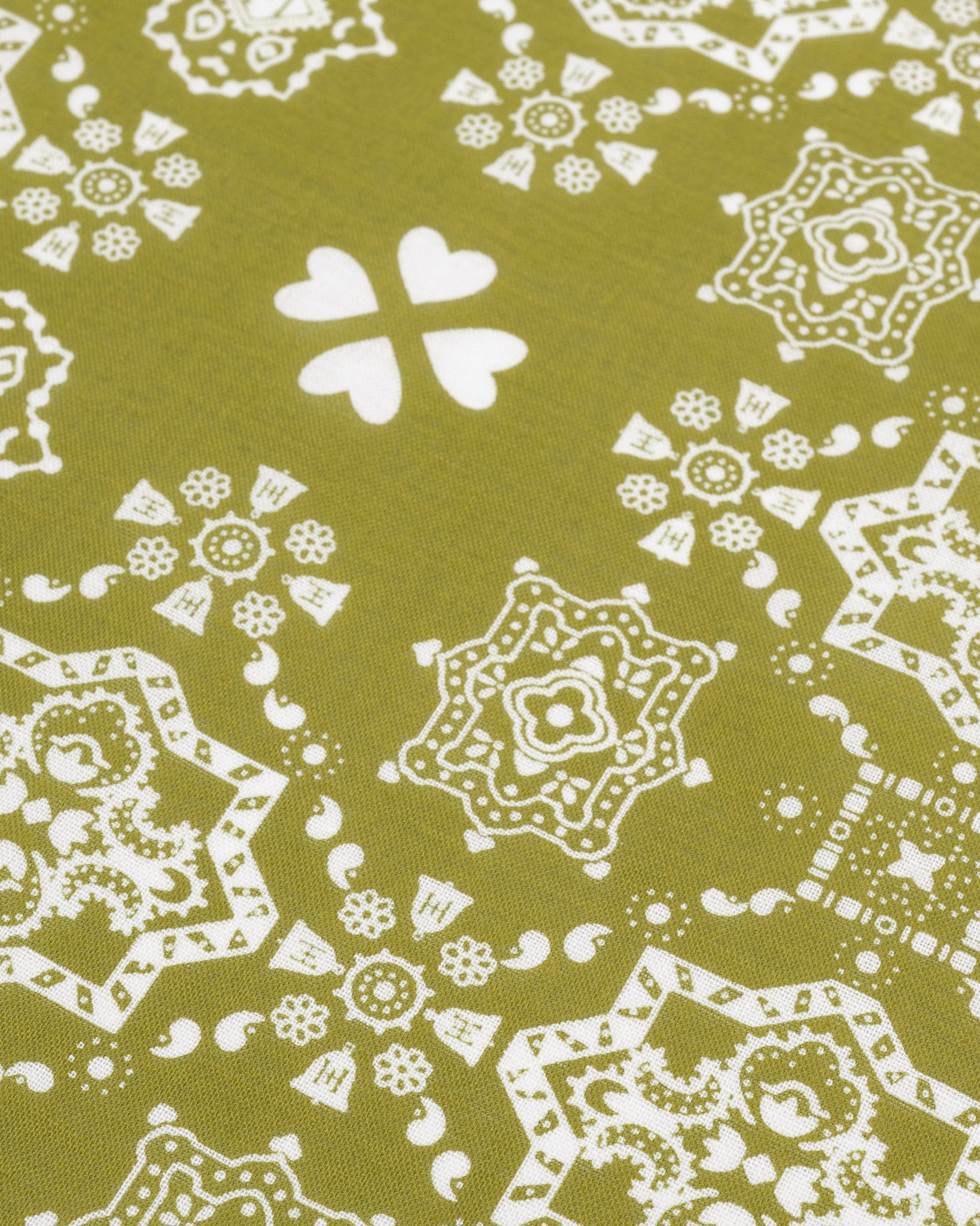 IHG-051-GRN Iron Heart “Bell” Print Bandana - Green - 3