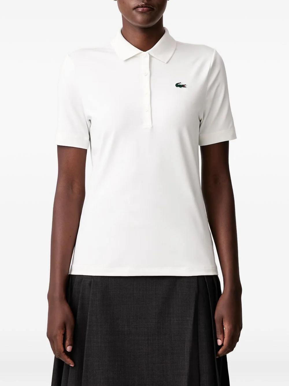 slim fit UV protect stretch Golf polo shirt - 1