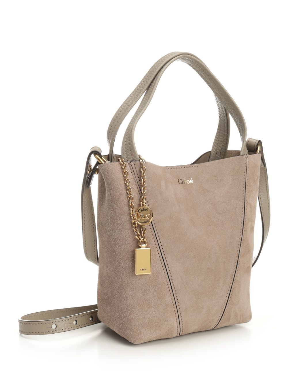 S812 - Chloe Spin Handbags Grey - 2