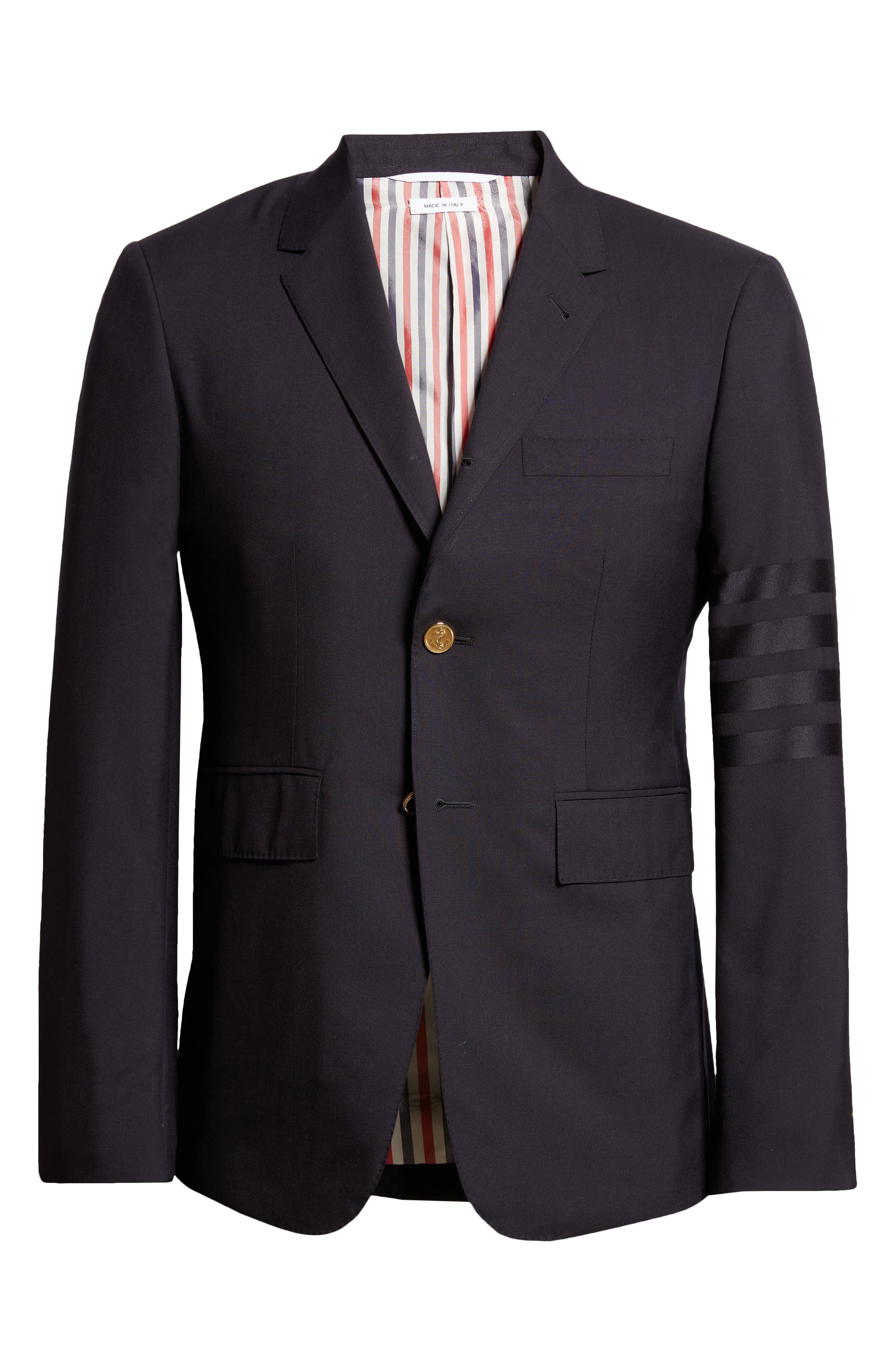 4 Bar Mélange Wool Sport Coat - 7