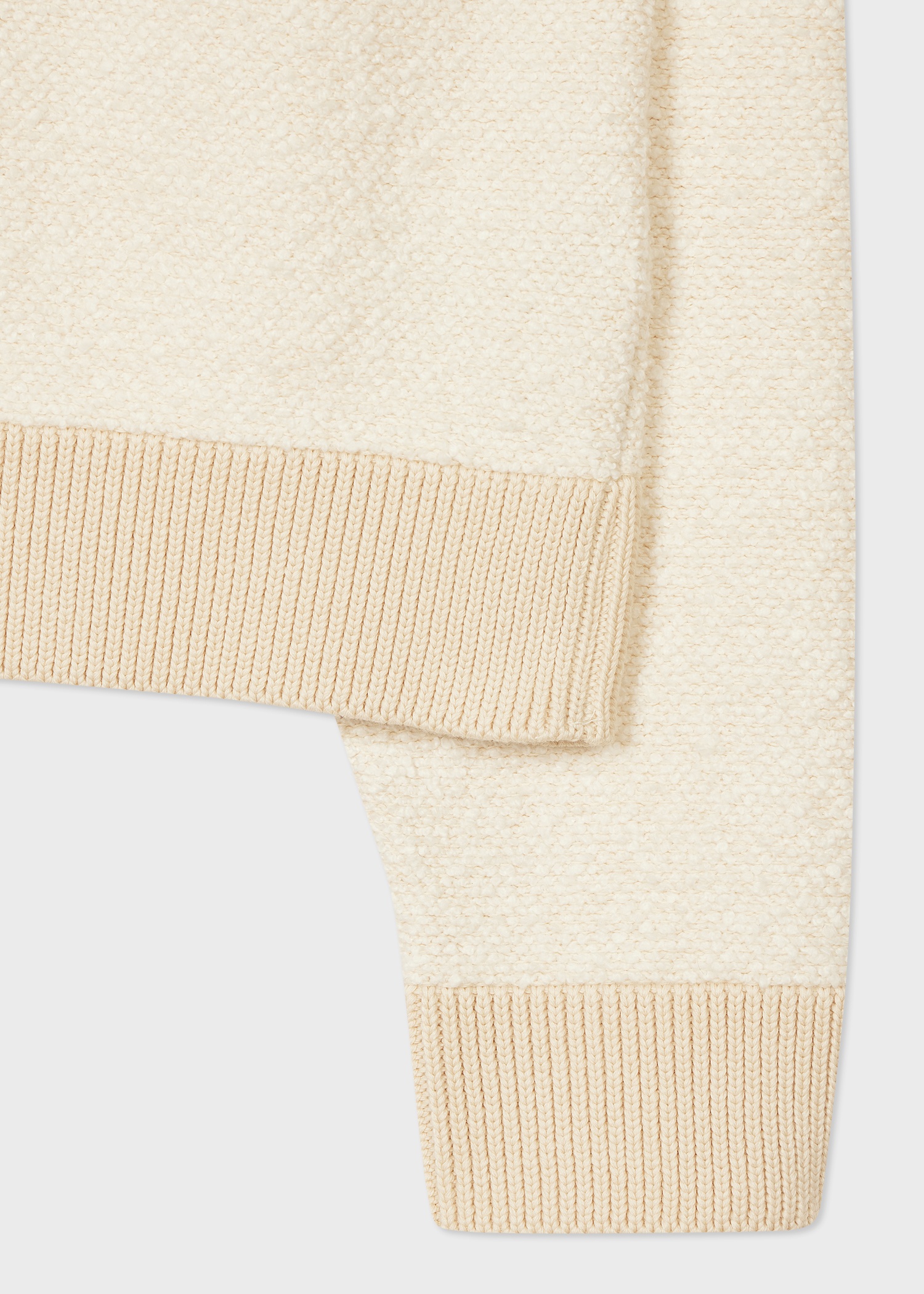 Women's Ivory Knitted Button Through Cardigan - 2