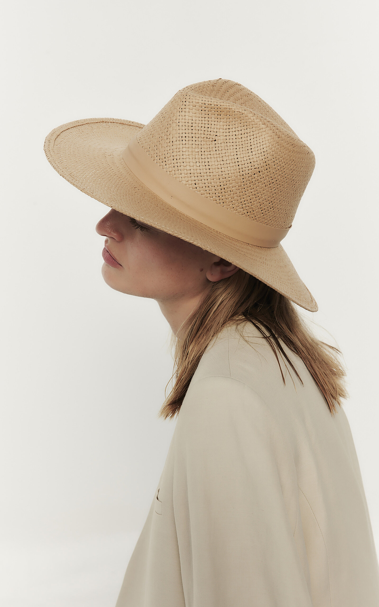 Simone Handwoven Hat tan - 3